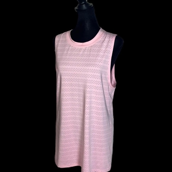ZYIA Pink Sleeveless Chill Mesh Tank Top Women’s Size Large - Picture 7 of 10